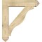 Ekena Millwork Funston Arts and Crafts Rough Sawn Bracket w/ Offset Brace, Douglas Fir, 8"W x 36"D x 40"H BKT0806X36X40FST03RDF - alternate 2